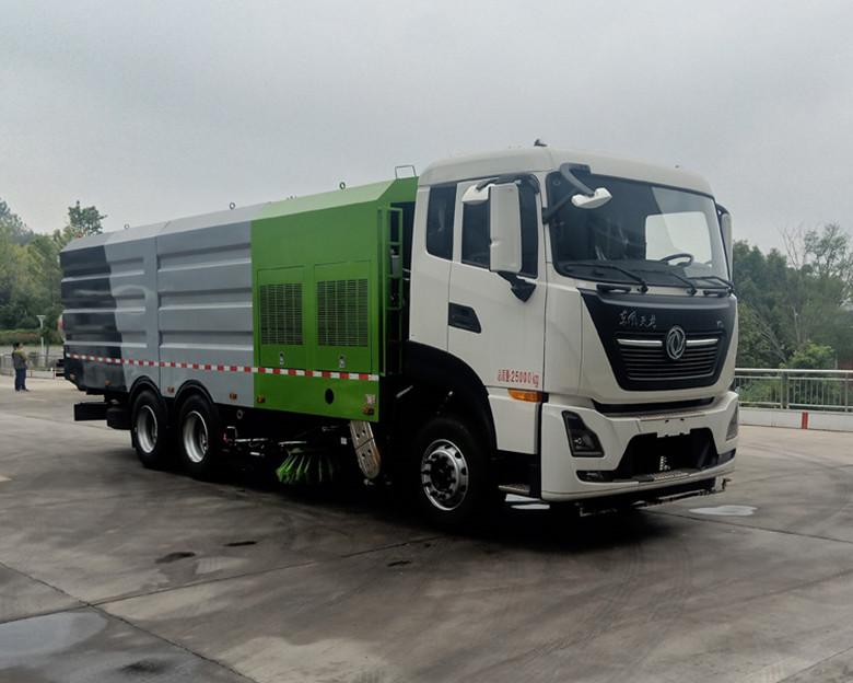 清洗掃路專(zhuān)家：推薦東風(fēng)天龍后雙橋22方洗掃車(chē)