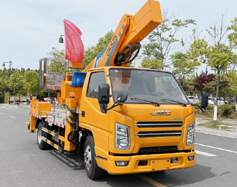 藍牌江鈴27米直臂伸縮臂高空作業(yè)車產品推薦